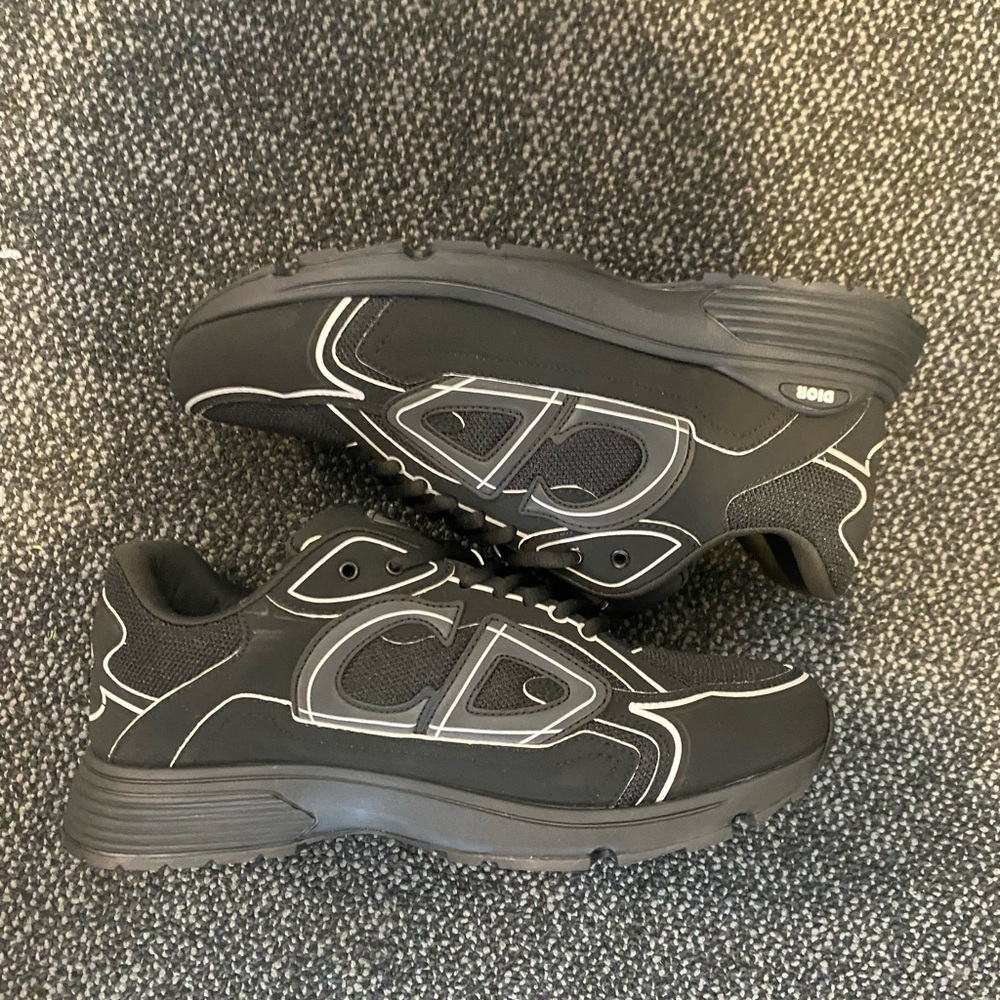 Dior Black and Gray Sneakers B30